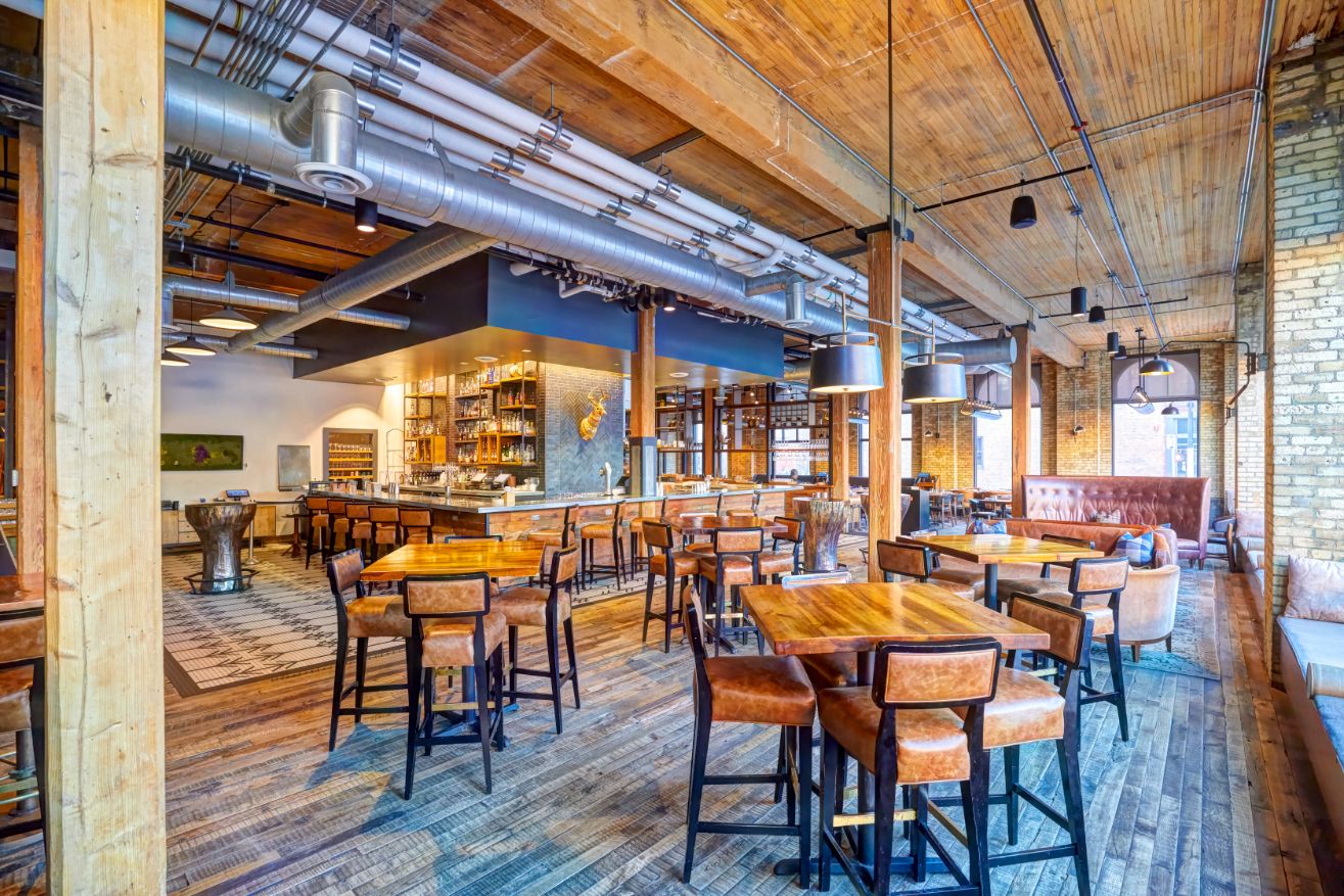 fan coil in an industrial restaurant