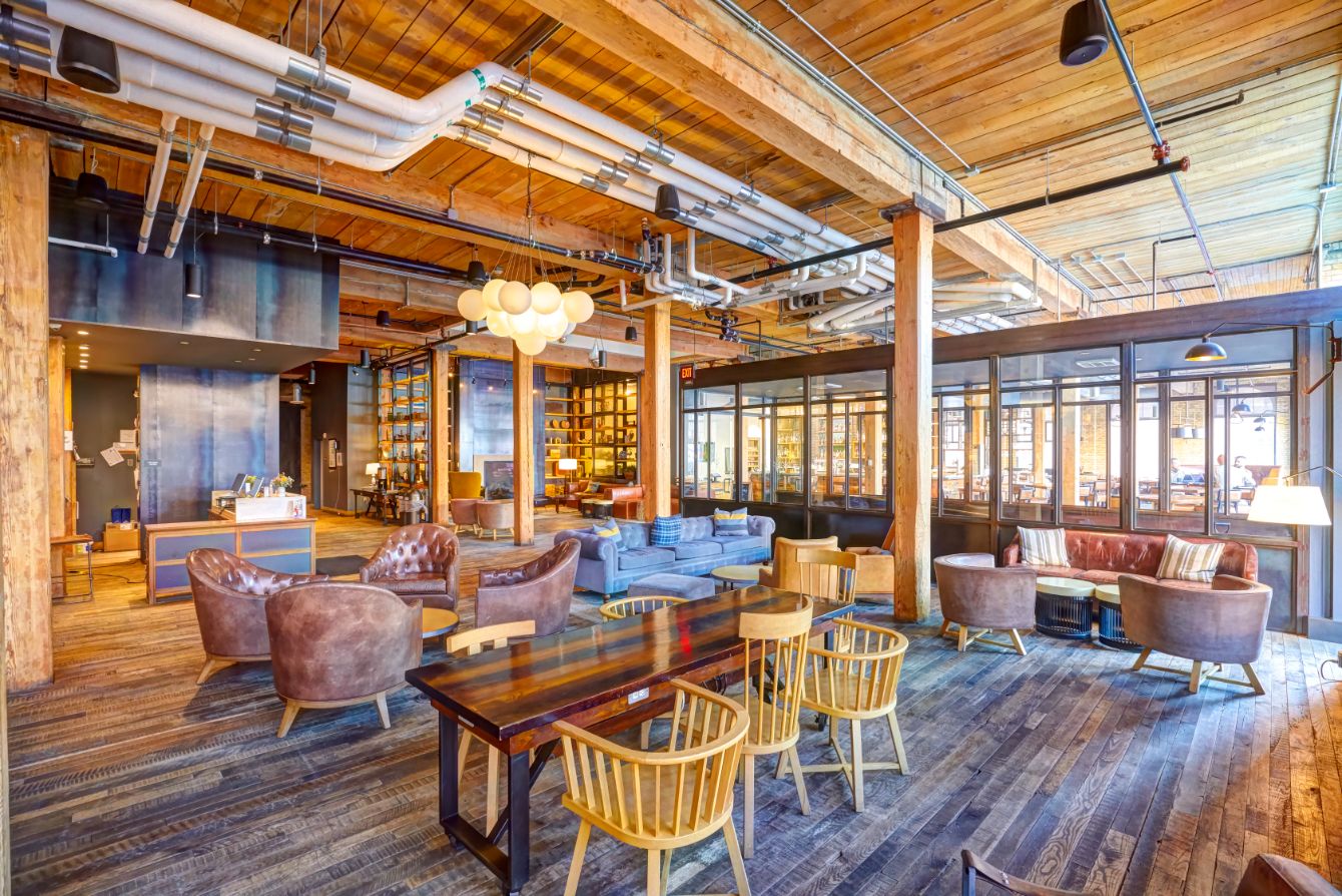 fan coil in an industrial restaurant